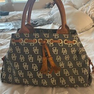 Dooney & Bourke Gray and Brown Women's Bag